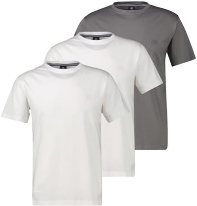 LERROS Heren t-shirt 3 pack Basic