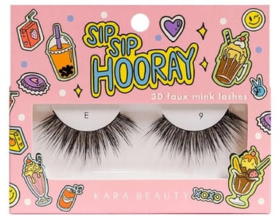 Kara Beauty - Sip Sip Hooray - ES009 - 3D Faux Mink Lashes - Nepwimpers - VEGAN