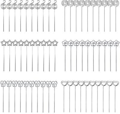 60 Stuks Metalen Draden Memoclip Fotohouder voor Bruiloft en Feest Decoratie