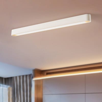 Nowodvorski Lighting Plafondlamp Soft, 95 x 6 cm, wit, aluminium, G13