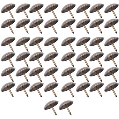 50 STUKS Verdikte Bekledingsnagels Punaises Stud Duwspeld Ronde Kop Decoratieve Duimspijker Hardware