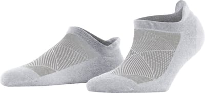 Burlington Athleisure one-size zacht ademend sneldrogend sneakersokken dames grijs - Maat 39-42