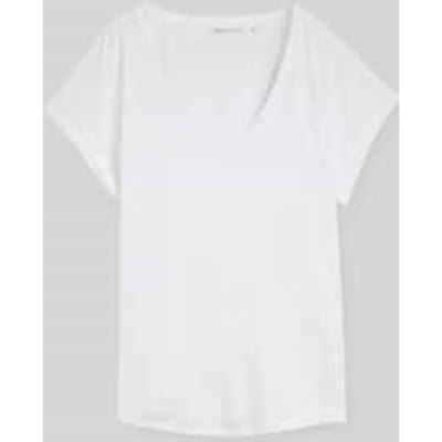 Tom Tailor Denim - T-shirt met V-hals - Maat XS - White