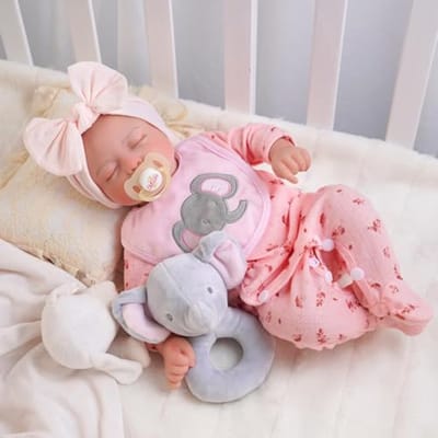 Levensechte Babypop - Pasgeboren pop - Rollenspel stimuleren - Zacht vinyl lichaam - 43 cm - Niet gespecificeerd