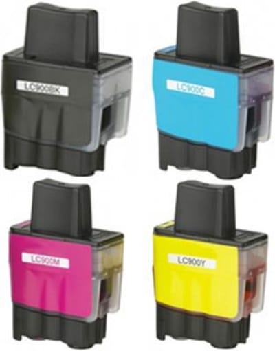 Huismerk geschikt voor Brother LC-900 inktcartridges - DCP-120C - DCP-115C - DCP-117C - DCP-310 - DCP-340CW - MFC-3340 - MFC-410 - MFC-420 - MFC-425 - MFC-5440 - MFC-5840 - MFC-610 - MFC-620 - MFC-640