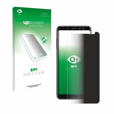 upscreen - privacy screenprotector voor Samsung Galaxy A8 2018 - Folie Beschermfolie Blauwlichtfilter
