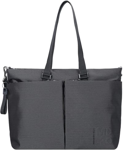 MANDARINA DUCK met laptopvak MD20 Shopper Steel Donkergrijs