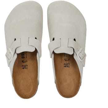 Suède klompen Birkenstock Boston