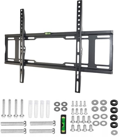 A-PEQ APL-3 Vlakke TV Muurbeugel | 37-65 inch | Zwart | Max. 40 kg | VESA 100x100 tot 600x400
