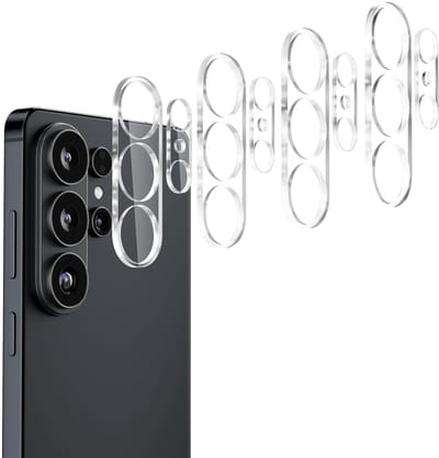 Dailygoods - CloudValley [4-pack] Cameralensbeschermer voor Samsung Galaxy S26 Ultra 6,9 inch 5G, 9H gehard glazen lenscover, krasbestendig & HD Clear Case Friendly, Helder