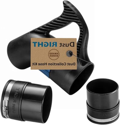 Stofafzuiging Set - Werkplaats Accessoires - Stofvrij Werken - Snelle Wissel Handgreep - 4 Inch - Zwart