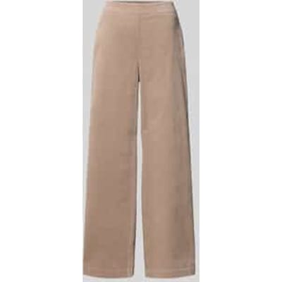 Wide leg broek van katoenmix