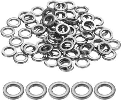 Dailygoods - QUARKZMAN M6 sluitring voor schroef, 120 stuks metalen sluitringen 6 mm ID x 10 mm OD x 2 mm dik