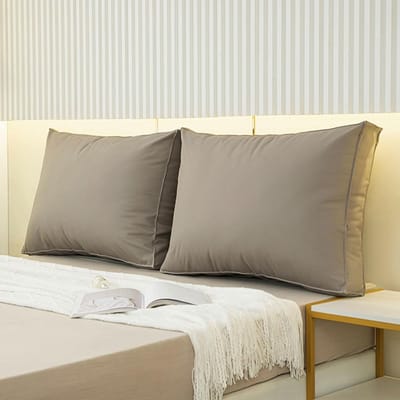Ergonomisch Rugkussen met Afneembare, Zachte Stof - Comfortabel Steunkussen voor Bank en Bed