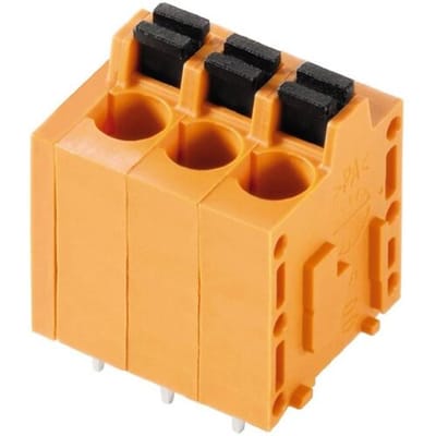 Weidmüller 1331140000 Veerkrachtklemblok 2.5 mm² Aantal polen 5 Oranje 55 stuk(s)