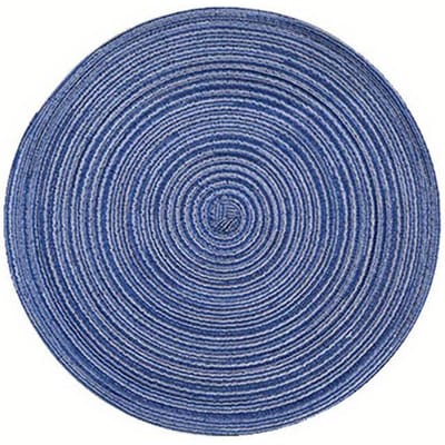 Ronde Geweven Ramie Tafelmat Anti-Slip Placemats voor Eettafel, Anti-Slip Onderzetters voor Servies en Kommen, Keuken Onderzetters voor Drinkglazen