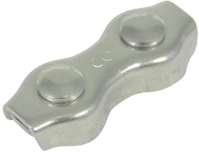Omheining touwverbinding - Kabelverbinders hek - Veilige stroomgeleiding - Verzinkt metaal - Tot 8 mm - Zilver