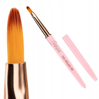 Merkloos Gel Penseel #6 - Precisie voor Nagelstyling