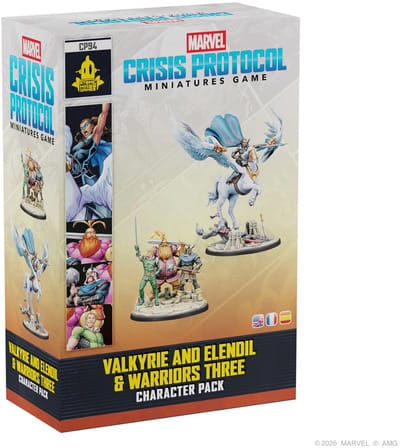 Marvel Crisis Protocol: Valkyrie and Elendil & Warriors Three - Miniaturen - Ongeschilderd en Ongeassembleerd