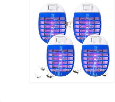 Elektrische vliegenverdelger, anti-muggenlamp, muggenverdelger – 4-pack, LED UV anti-muggen – vliegenverdelger voor binnen, muggen- en vliegenvanger voor binnen.L
