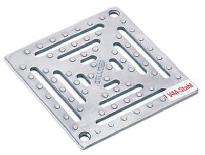 DALLMER Rooster RHS 140, 1,5 mm, antislip, verschr., 140 x 140 mm, 501783