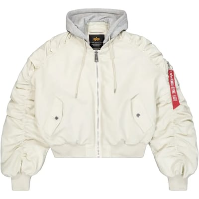 Crop hoodie bomber voor dames Alpha Industries