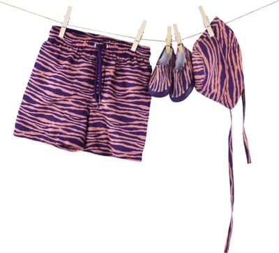 Swim Essentials - waterschoentjes - 0-7 jaar - Oranje/Blauw - 19-32 - Gestreept - UV bescherming - antislip