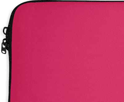Laptophoes 13 inch - Karmijn - Kleuren - Palet - Roze - Laptop sleeve - Binnenmaat 32x22,5 cm - Zwarte achterkant - Back to school spullen - Schoolspullen jongens en meisjes middelbare school - Macbook air hoes - Chromebook sleeve