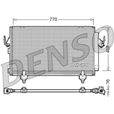 Condensator, airconditioning DENSO DCN50031