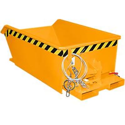Spaanbak Bauer SMGU 230, olie- & waterdicht gelast, 230 l, oranje