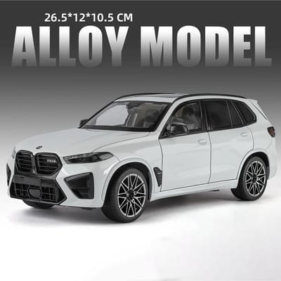 1:18 Grandes Maquettes de Voiture Mini Cooper S X5M Jouet Glissant vers l'Avant Véhicules à Suspension Amortie Modèles Jouets à Haute Simulation Ornements Cadeaux