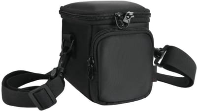 Cameratas Nylon - Reistas Beschermhoes - Digitale Camera - Verstelbare Riemen - 18 x 11 x 6 cm - Zwart