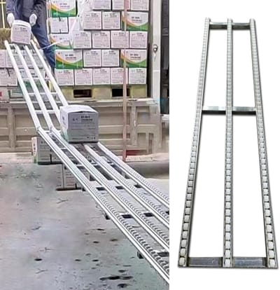 Draagbare Rollenbaan - Laadbandsysteem - Goederen Transport - Niet-gemotoriseerd Systeem - 60 cm Breed 1 m