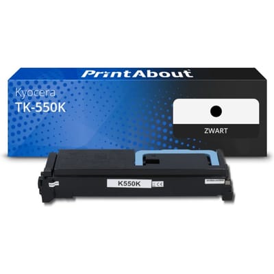 PrintAbout huismerk Toner TK-550K Zwart Geschikt voor Kyocera