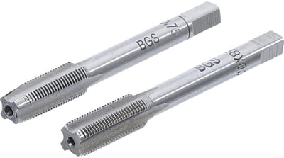 BGS Draadsnijtap - voor- en nasnijder - M8 x 0,75 mm - 2 delig