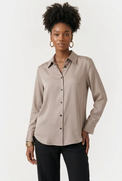 & Other Stories Clarice Shirt Beige Maat: S | Overhemden Outlet | Dames | Beige