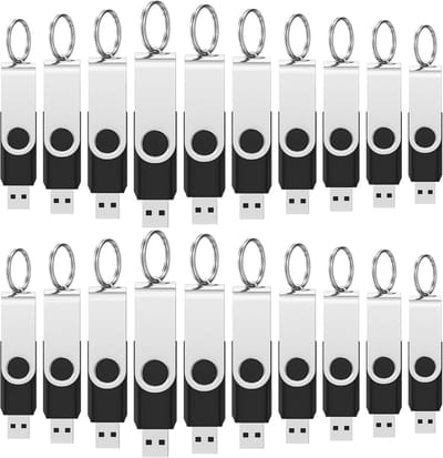 Grote set 50 stuks 2GB USB Sticks 2.0 Geheugensticks Zwart