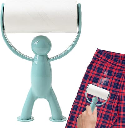Pluisroller Kleding - Haarverwijderaar Lintroller - Huisdierharen Verwijderen - Moeiteloze Reiniging - 1 Roller - Groen