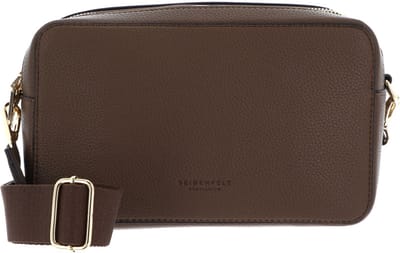SEIDENFELT MANUFAKTUR Schoudertas Bjuv Camera Bag Olive / Gold Bruine