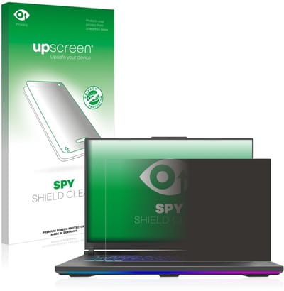 upscreen - privacy screenprotector voor ASUS ROG Strix G18 G814 2023 - Folie Beschermfolie Blauwlichtfilter