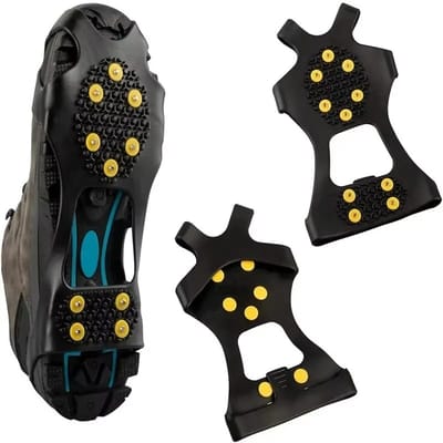 CHPN - Anti Slip Sneeuwzolen - Gripzooltjes - Sneeuwzolen voor schoenen - Met noppen/spikes voor extra grip - Schoenmaat 36-41 - Universeel - Niet meer uitglijden in de sneeuw