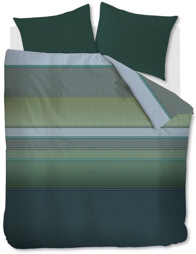 Beddinghouse Romeo dekbedovertrek - Lits-Jumeaux - 240x200/220 cm - Blauw Groen