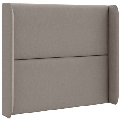 vidaXL - Hoofdbord - oor - Taupe - 80 - x - 16 - x - 4 - cm - Stof