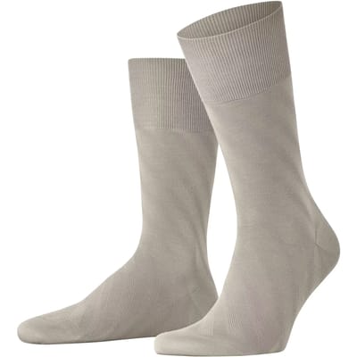 FALKE ClimaWool Special Edition eenkleurig wol lyocel sokken heren beige - maat 39-40