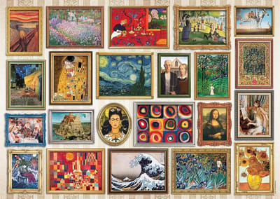 Puzzel Meesterwerken - Legpuzzel 1000 stukjes - Ontspannen Tijdverdrijf - Perfecte Pasvorm - 68 x 48 cm - Meerkleurig