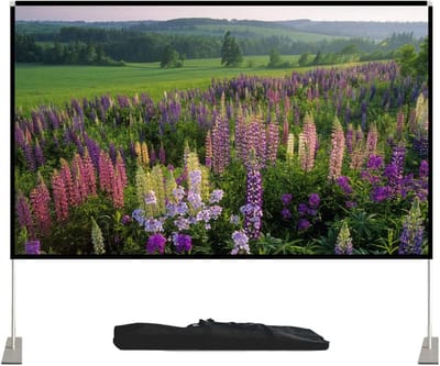 Projectiescherm - Filmscherm Beamer - Home Cinema Ervaring - Kreukvrij Ontwerp - 120 Inch - Wit