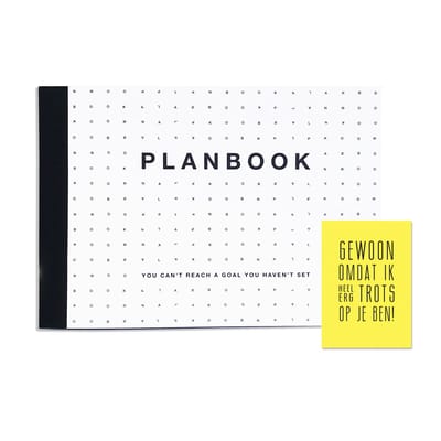 Planboek A4 R + KAART -  zelf in te vullen