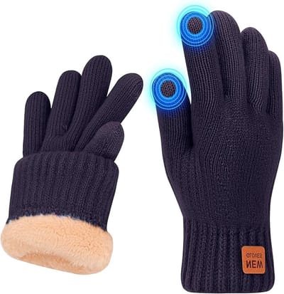 Handschoenen - Winterhandschoenen heren en dames - Verwarmde wanten - Touchscreen geschikt - Waterafstotend en winddicht - Buitensport en dagelijks gebruik - Fietsen en wandelen - Wintercadeau