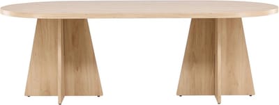 Svea - Liro deens ovale eettafel - 230 x 115 cm - naturel