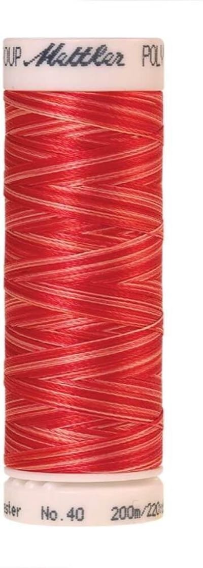 AMANN POLYSHEEN MULTI NAAI-BORDUURGAREN, COL-9924 ROOD-ROZE, 200M, PER STUK.